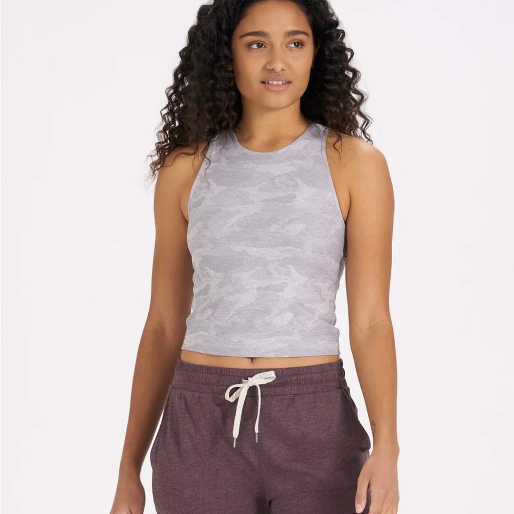 Vuori Gray Camo Tank